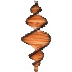 MAZUR Деревянная Спираль Ветра | Куранты Садовые | Твистер | Спираль Ветра | Ветряной Спиннер | Садовый Колышек | Ветряной Спиннер | Ветряной Спи