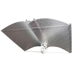 Weedness XL Grow Reflector Lamp 55 x 60 cm with E40 Socket for NDL & MHL Bulbs - Plant Lamp Grow Indoor Sodium Vapour Lamp