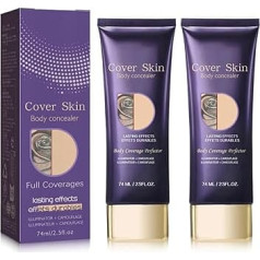 All Over Complexion Perfector - Körper-Make-up mit voller Deckkraft, wasserfeste Tattoo-Abdeckung, langanhaltende Foundation, transferfest, für makellose Haut