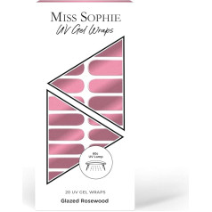 Оригинальный Miss Sophie УФ гель для ногтей фольги глазурированные Elegance УФ I 20 УФ гель лак для ногтей полоски глазури эффект глазури палисандр У