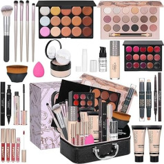 Набор для макияжа для женщин Complete Set Holiday Gift Box Essential Starter Bundle Includes Complete Makeup Set