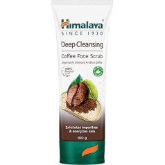 Himalaya Deep Cleasing Coffee Gesichtspeeling | Arabica-Kaffee aus biologischem Anbau | 100% natürliches Peeling | Peeling Mitesser und Verunreinigungen | Parabenfrei | 100 g