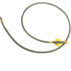 Кемпинговый шланг для газовой горелки 1 м Прочное соединение для газовых плит Универсальный клапан для газовых плит Высококачественные ке