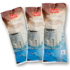 Практичные картриджи для фильтров воды Pro Aqua Value Pack, подходящие для полностью автоматических кофемашин Melitta, упаковка из 3 штук