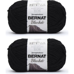 Пряжа Bernat Ceiling Charcoal 2 Pack 300g Polyester 6 Super Bulky 220 Yards Knitting Crochet