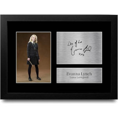 HWC Trading FR A4 EVANNA LYNCH HARRY POTTER LUNA LOVEGOOD GIFTS PRINTED SIGNED AUTOGRAPH PICTURE PICTURE FOR MOVIE FANS
