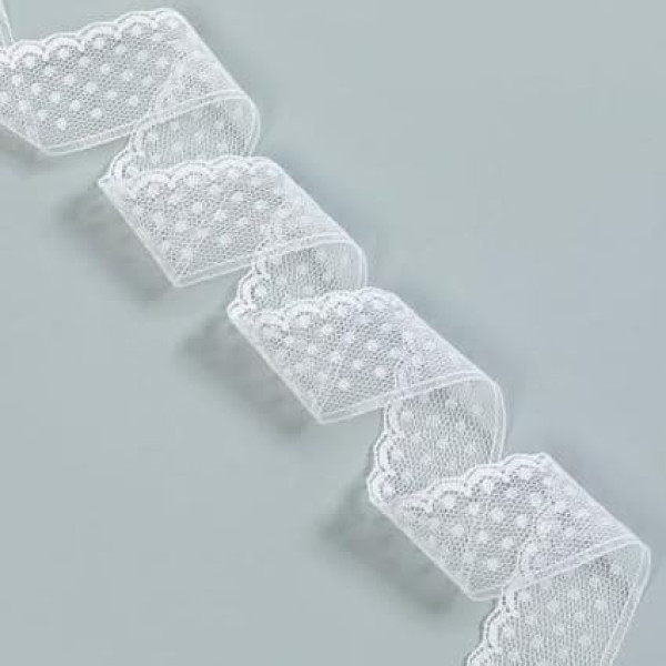 2 Ролл Кружева Лента Белый Винтаж Лента Подарок Лента Кружева Граница для Ремесло Шитье, для Рождество Пасха Свадьба Украшение DIY Ремесло У