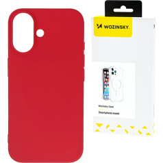 Силиконовый чехол для Samsung Galaxy S24 FE Silicone Case - красный