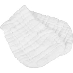Milisten Cloth Nappy Liners Fabric Liner Accessories for Cloth Nappies - Towel Nappy Liners Made of Cotton Baby Accessories Gauze Compresses Cotton Yarn White