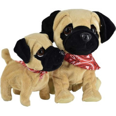 WEofferwhatYOUwant Вариация мопса (папа и щенок мопса)