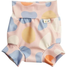 ImseVimse Swim Nappy Pink Shapes Medium High Waist