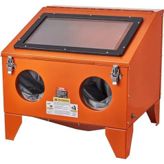 Пескоструйная кабина VEVOR 40 галлонов, портативная настольная пескоструйная кабина 40-120 PSI, сверхмощный стальной пескоструйный аппарат со ст