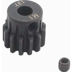 Modulritzel, Motorritzel, 1 Stück, 1 Modul Stirnrad 13T 15T 17T 19T Ritzel Motorzahnrad 5mm Bohrung 1M 15 Zähne Stirnradritzel для 1/8 Automotor Stirnradkegel(M1 13T)