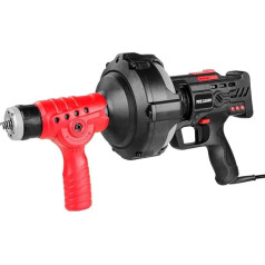 Автоматическая спираль для прочистки труб, 7 м вал для канализационных труб со сменным кабелем, гибкая змея для прочистки засоров, сантехни