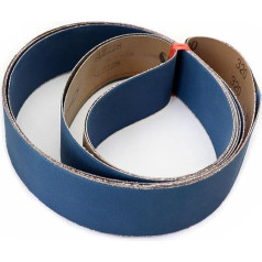 14pcs Циркон Корунд 100x610mm шлифовальные ленты синий песчаная бумага полировки пояса инструмент 4x24 дюймов металла шлифовальные ленты 40-120 Grit (Р