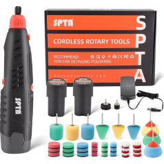 Беспроводной набор ротационных инструментов, SPTA 12V мини ротационный инструмент с 40 аксессуарами, электрические ротационные инструменты д
