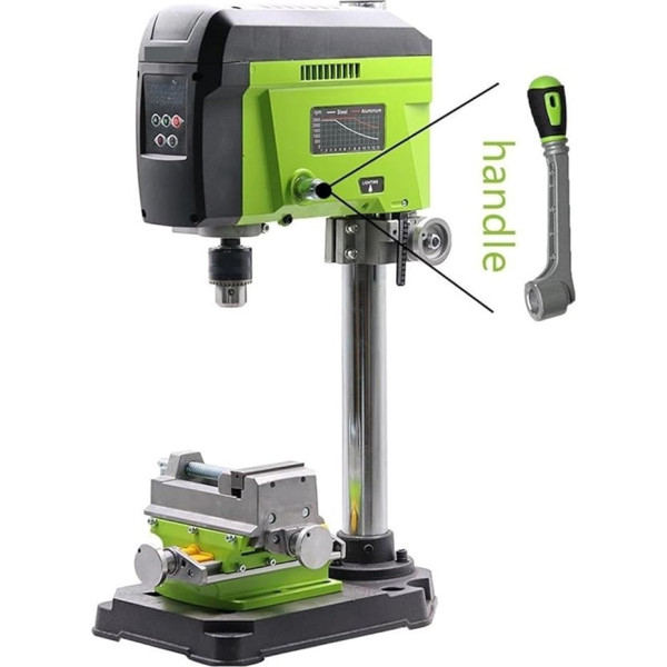 Настольная дрель, цифровой дисплей, высокоточная настольная дрель, маленький сверлильно-фрезерный станок для дома, промышленное качество,