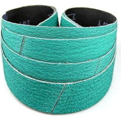 Шлифовальные ленты, 4 шт. 1220*50 мм циркониевые шлифовальные ленты 48