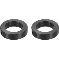 Карта поставщиков 2 Stück einteilige Klemmmanschette mit einzelner geteilter Schaft, 4,8 cm Bohrung, einteiliger Klemmkragen, 5,4 cm Außendurchmesser, 1,4 cm Dicke, schwarzes Oxidstahl-Set,
