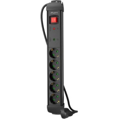 Разветвитель питания 3,0м 5x230 sc sp1-05f-0300-bk