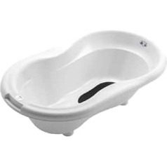 Rotho Babydesign Top Bathtub - Recycled - Bath - Baby Bath - Children's Bath - Shower Bath - White