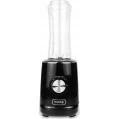 Блендер Huslog BlendGo Smoothie Blender, бутылка 600 мл, черный