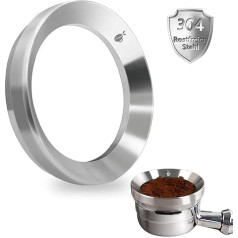 Воронка для дозирования 58 мм, воронка для дозирования эспрессо из нержавеющей стали 304, воронка для портафильтра с магнитом, кольцо для доз