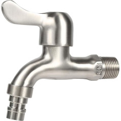 Садовый кран из нержавеющей стали 304 Открытый настенный кран-адаптер для прачечной Ванная комната Стиральная машина Швабра Бассейн Ванна