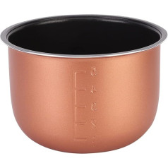 Сменная внутренняя кастрюля для рисоварки, 15,8 x 10,3 см, розовое золото, внутренняя кастрюля с антипригарным покрытием, 1,5 л, 1,6 л, маленькие де