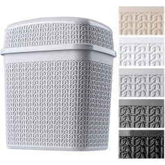 Kadax Пластиковый контейнер для косметики с откидывающейся крышкой, контейнер для отходов для ванной комнаты, кухни, легкий контейнер с отки