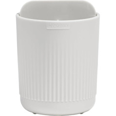 Держатель для зубных щеток из вторсырья ReBorn - Подставка для ванной комнаты с тремя отделениями - Приподнятая вставка для слива воды - Съемны