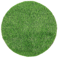 Supvox Коврики из искусственной травы, круглый коврик из искусственной травы, коврик из искусственной травы, пушистый мохнатый круглый коври