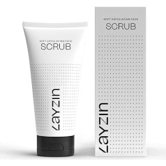 Layzin Мягкий отшелушивающий скраб для лица | Нежный скраб для чувствительной кожи | Стимулирует регенерацию клеток | Для ровной кожи | Мягкое 