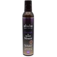 ahuhu Organic Hair Care Overnight Refresh Mousse + Redensyl 300 ml I Dry Shampoo Foam I Mind & Soul Scent I with Redensyl™, Rice Starch & Lavender Extract
