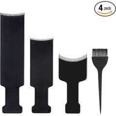 Краска для волос Paddle черный плоский верх расческа доска набор профессиональный выделение пластины с зубцами краска для волос щетка для па