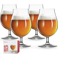 Spiegelau 4991974 18,8 x 18,8 x 16,5 см Бокал для пива Классика Тюльпана, набор из 4, прозрачный