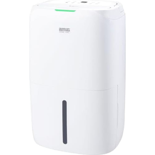Осушитель Amig Mist, производительность 25 л/сутки, контроль влажности и таймер, съемный резервуар для воды 5,5 л, 36 x 28 x 56 см, 370 Вт, мощность 170 м³/ч,