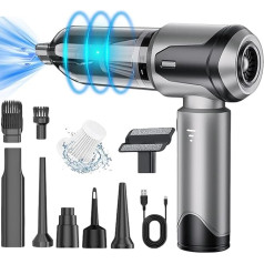 Ketliyaze 4 в 1 Беспроводной ручной пылесос, мощность всасывания 18000PA, 3 уровня мощности, для автомобиля, кухни, компьютера, дивана, офиса, шерсти д