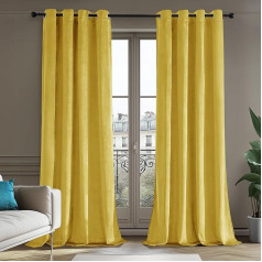 Бархатная штора Deconovo, 100% блэкаут непрозрачные шторы с люверсами для спальни, бархатные шторы, гостиная, защита от холода, бархатная штора, т