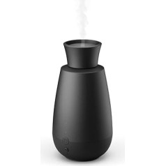 Stadler Form Aroma Diffuser Ella Intelligent Fragrance Spray System for Essential Oils, No Water, No Heat, Intense Fragrance, Wireless, Light Sensor, Easy to Use, Black