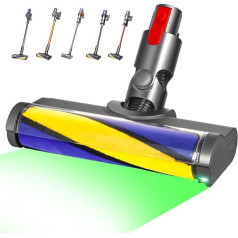 Мягкая роликовая насадка для пола, совместимая с пылесосом Dyson V7 V8 V10 V11 V15, бархатная роликовая щетка из микрофибры, запасные части щетки с ф