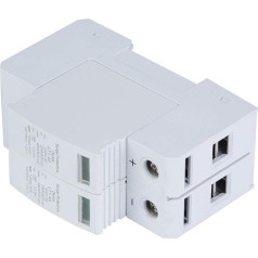 LANTRO JS DC Solar PV Surge Protector, 2P Surge Protection Device Photovoltaic Low Voltage Arrester (2P 40KA)