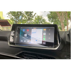 GAFAT 7 дюймов Peugeot 208 2008 e-208 e-2008 2020-2022 2023 навигации экрана протектор, закаленное стекло экрана протектор GPS сенсорный экран, 9H анти-царапин [7 дюй