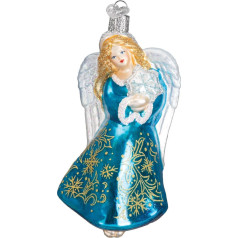 Old World Christmas Glistening Snowflake Angel Glass Blown Ornament от Old World Christmas