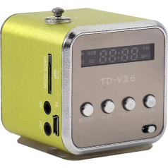 Cuifati динамик музыкальный плеер портативный легкий FM-радио стерео ПК моды Поддержка TF карты и U Disk Plug and Play Поддержка FAT16/FAT32 файловой системы (