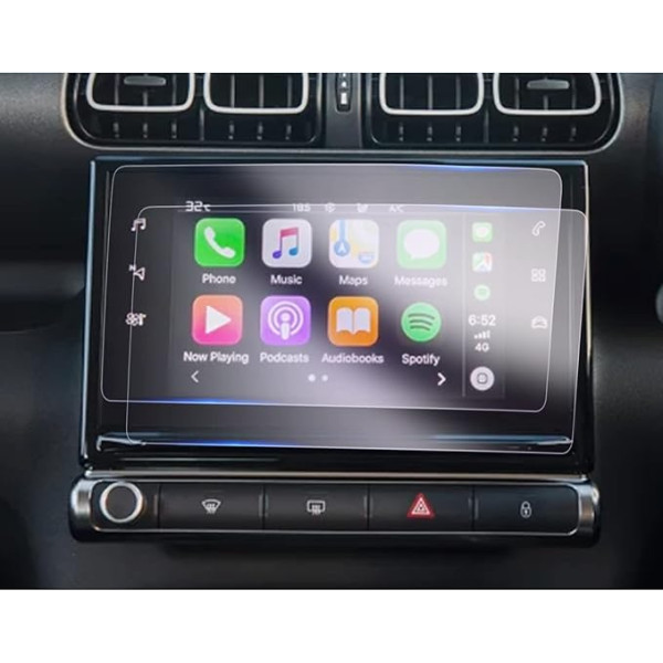 GAFAT [Pack of 2] 2017-2021 Citroe-n C3 Aircross 7 дюймов навигации экрана протектор, C3 Aircross 7 дюймов информационно-развлекательной системы нано-экран протектор,