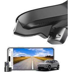 Mangoal Передний 4K и задний 1080P Dash Cam Custom для Volvo EX30 2025 Twin Single Motor AWD RWD, интегрированный вид OEM, UHD 2160P видео, WiFi & App, Loop Recording, легко устанавливается, к