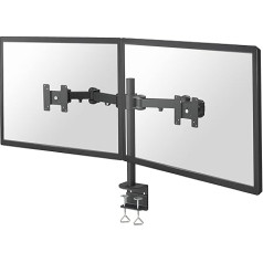 Настольное крепление Newstar FPMA-D960D Full Motion Dual Desk Mount (clamp) для двух мониторов 10-27