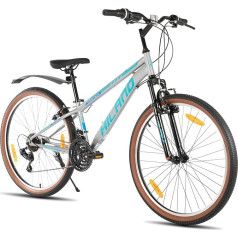 Горный велосипед Hiland 26 дюймов для мужчин и женщин, 21-скоростной горный велосипед, высокопрочная стальная рама, тормоз V, хардтейл MTB для взро