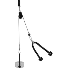 QWORK® Cable Pulley Fitness, фитнес-тренажер для рук, кабельный шкив, фитнес, силовые тренировки в домашних условиях, фитнес-оборудование для дома
